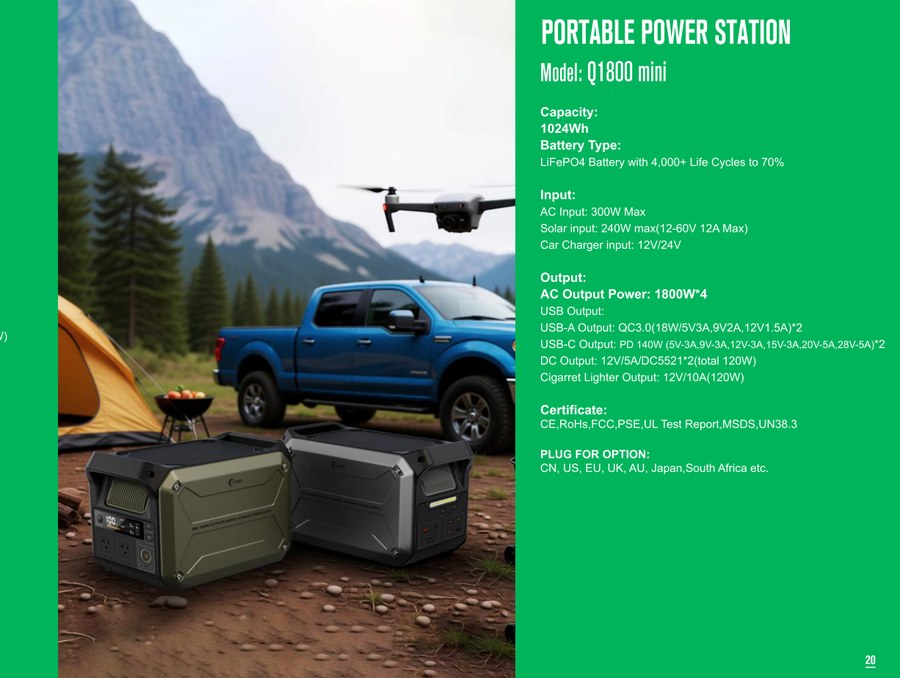 DG Power M1000 portable power station