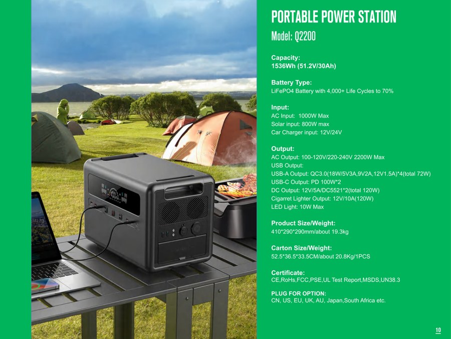 DG Power Q1800 portable power station